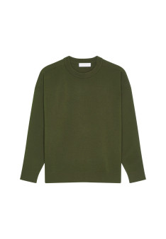 Loose-fit round-neck sweater in merino wool - Felix