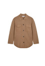 Button-down jacket with merino wool pockets - Giselle
