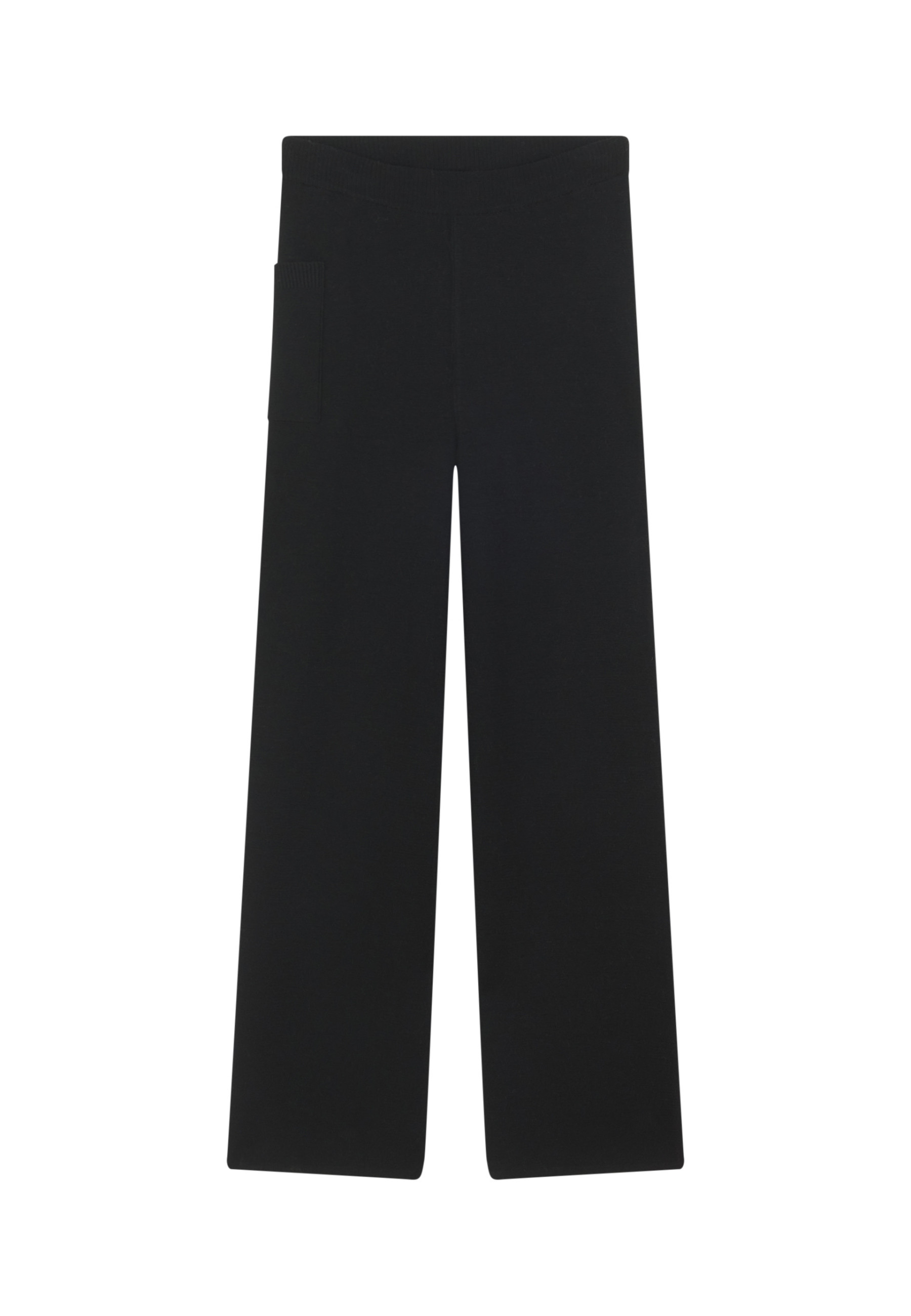 Pantalon à poches en laine mérinos - Gaetane 7841 saphir - 03 Bleu foncé
