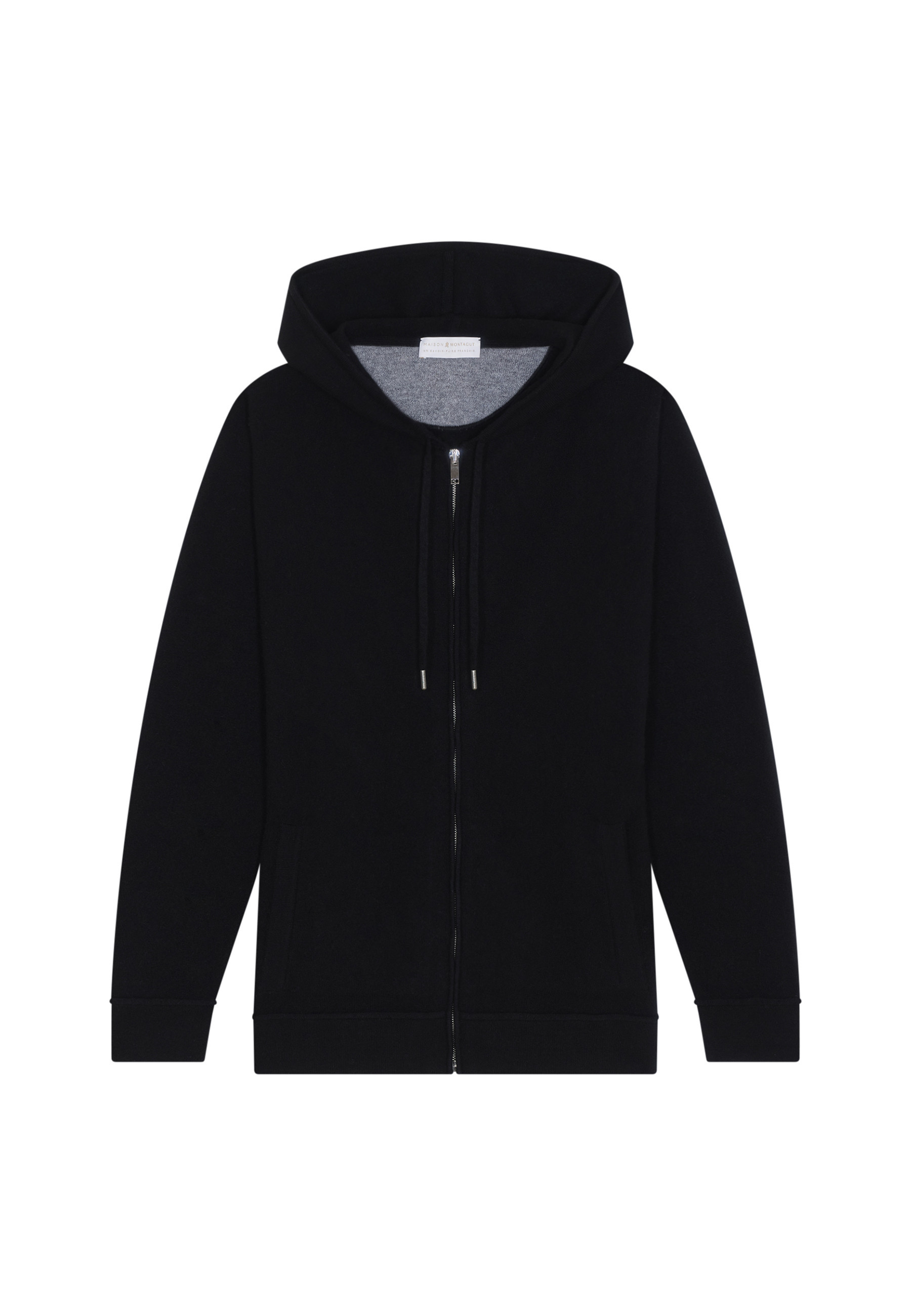 Gilet zippé à capuche en cachemire - Bradley