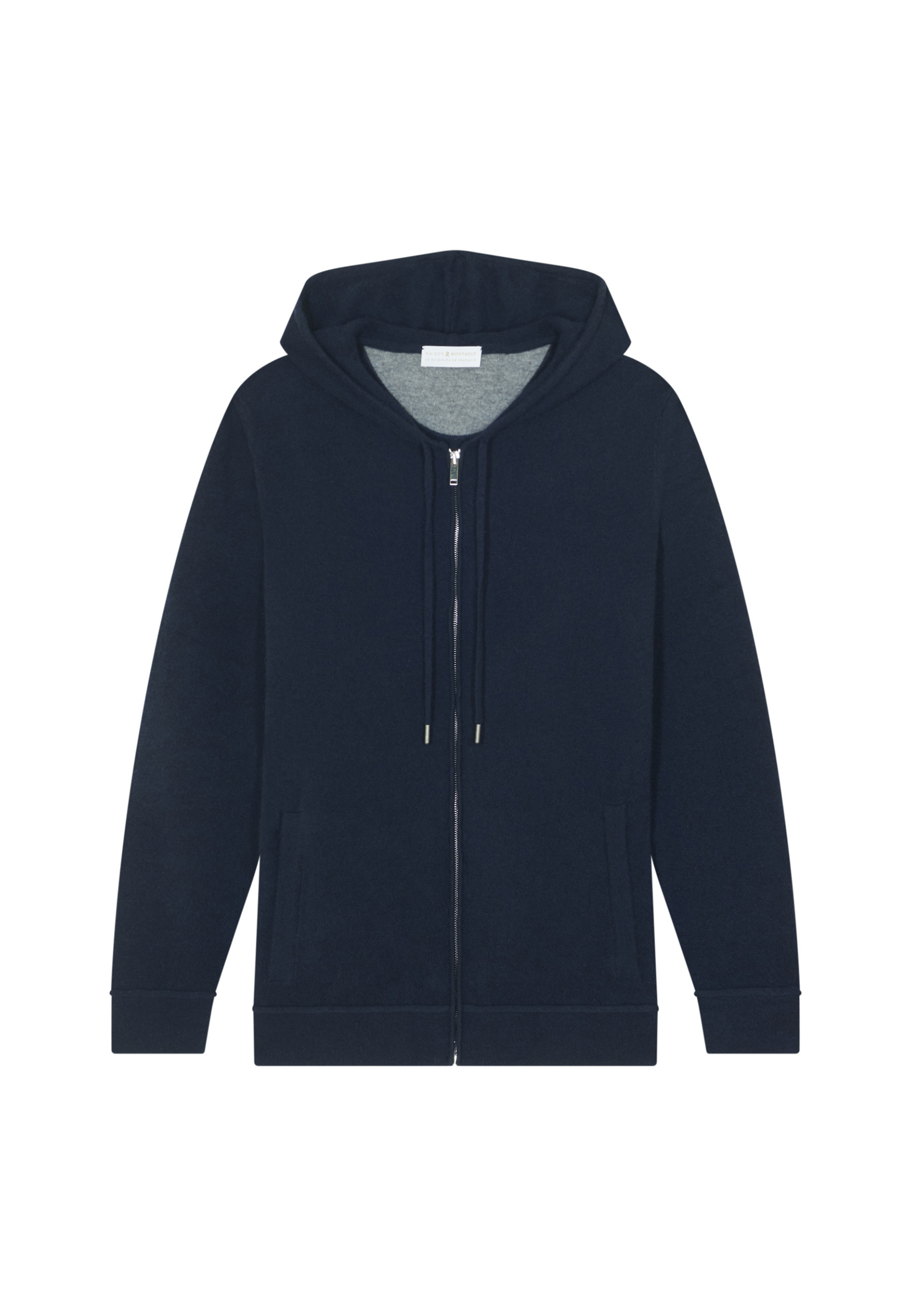 Gilet zippé à capuche en cachemire - Bradley