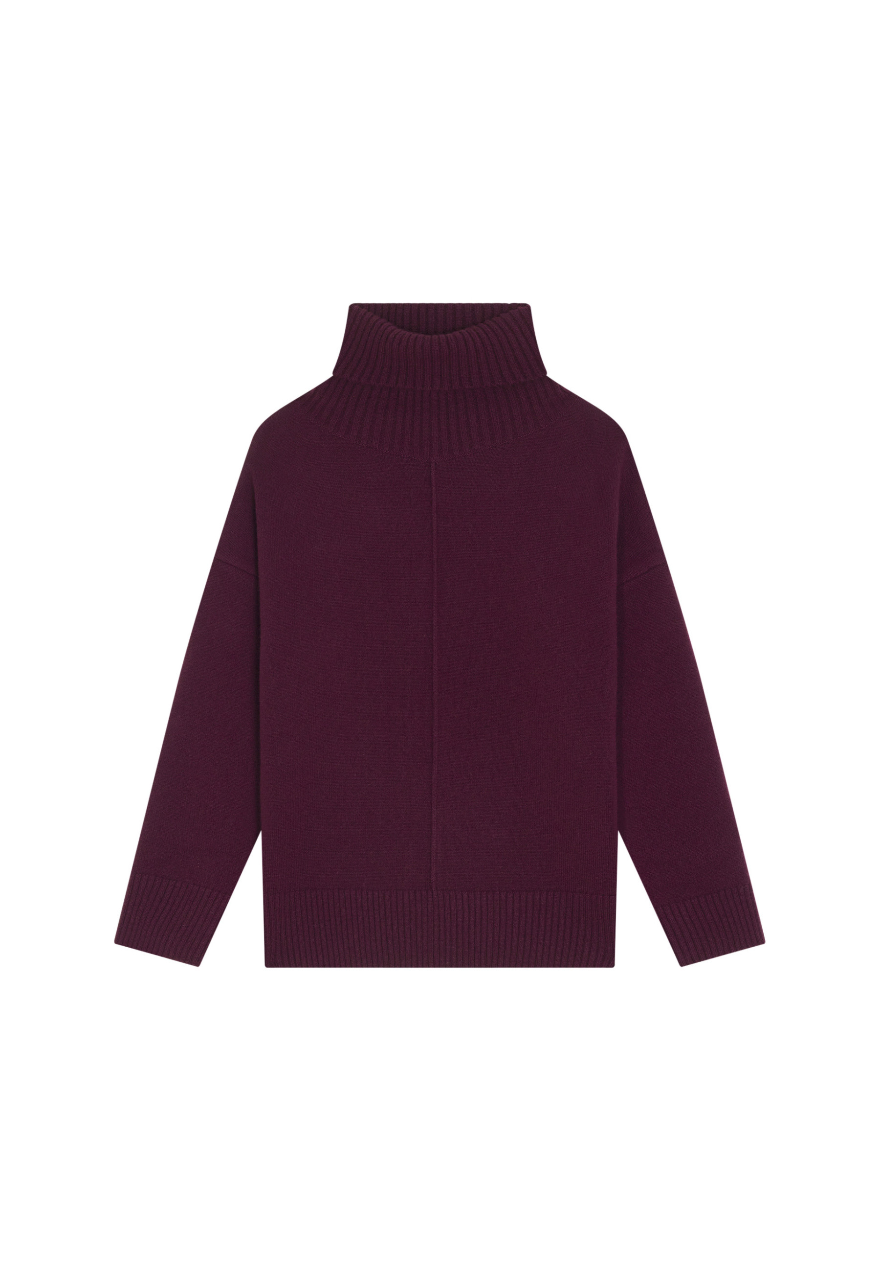 Pull col roulé à fentes en cachemire - Adena 7890 ultraviolet - 17 Violet