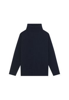 Turtleneck sweater with cashmere slits - Adena