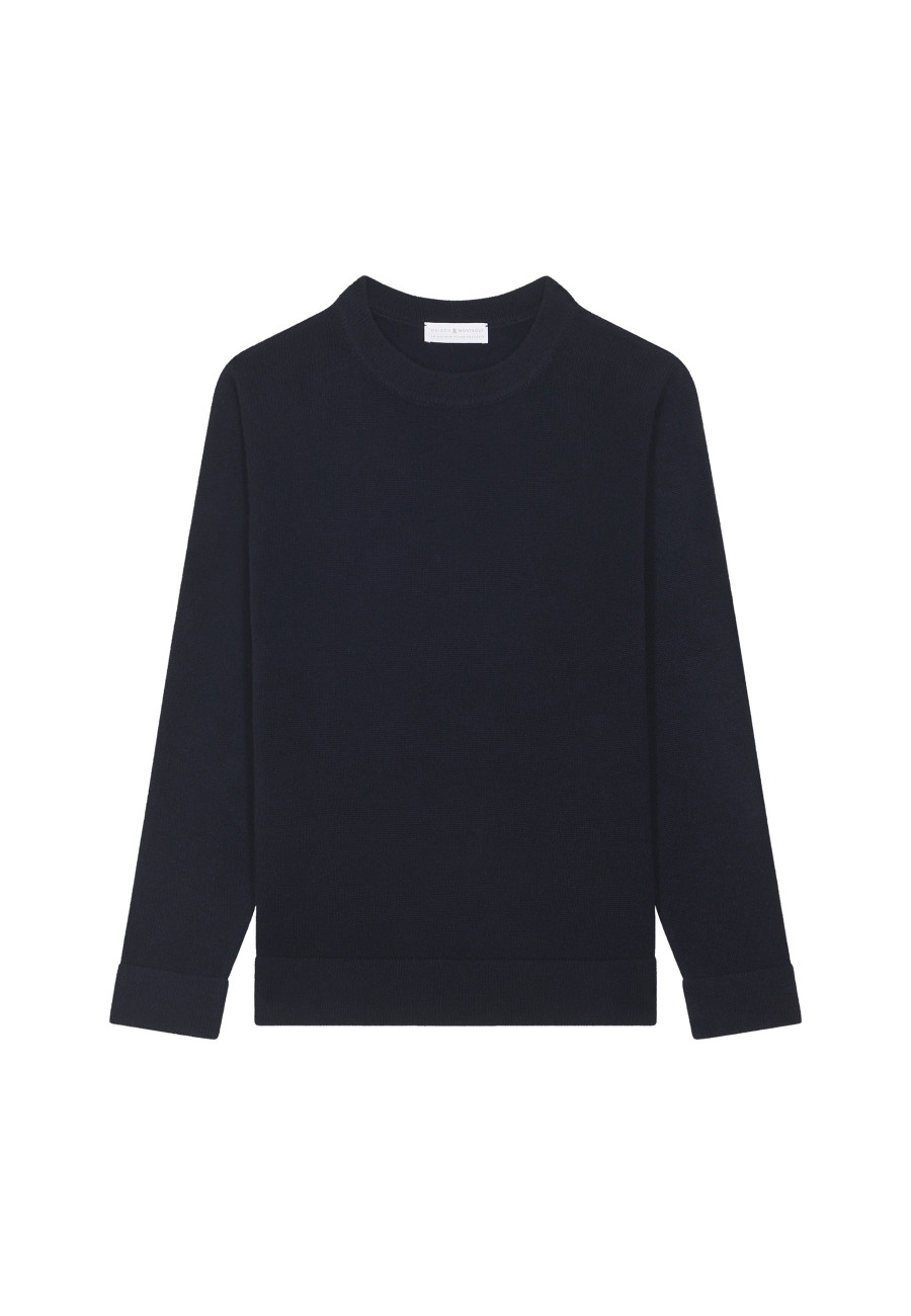 Pull col rond en laine et cachemire - Fado