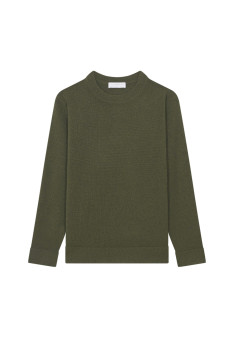 Pull col rond en laine et cachemire - Fado