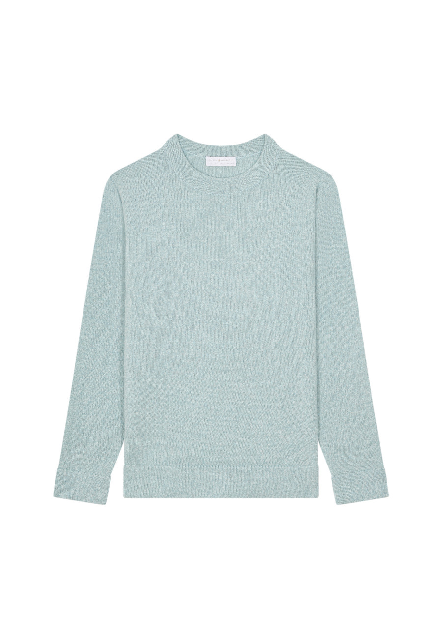 Pull col rond en laine et cachemire - Fado