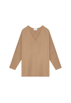 Merino wool bat sleeves sweater - Boxe