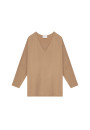 Pull manches chauve-souris en laine mérinos - Boxe 7850 foret - 83 Kaki