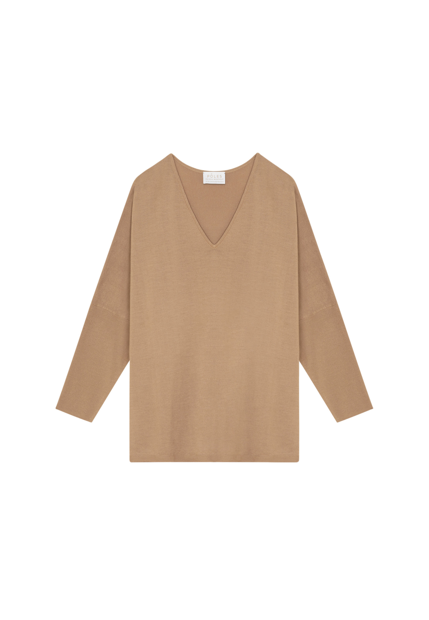 Merino wool bat sleeves sweater - Boxe