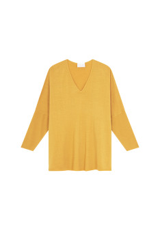 Merino wool bat sleeves sweater - Boxe