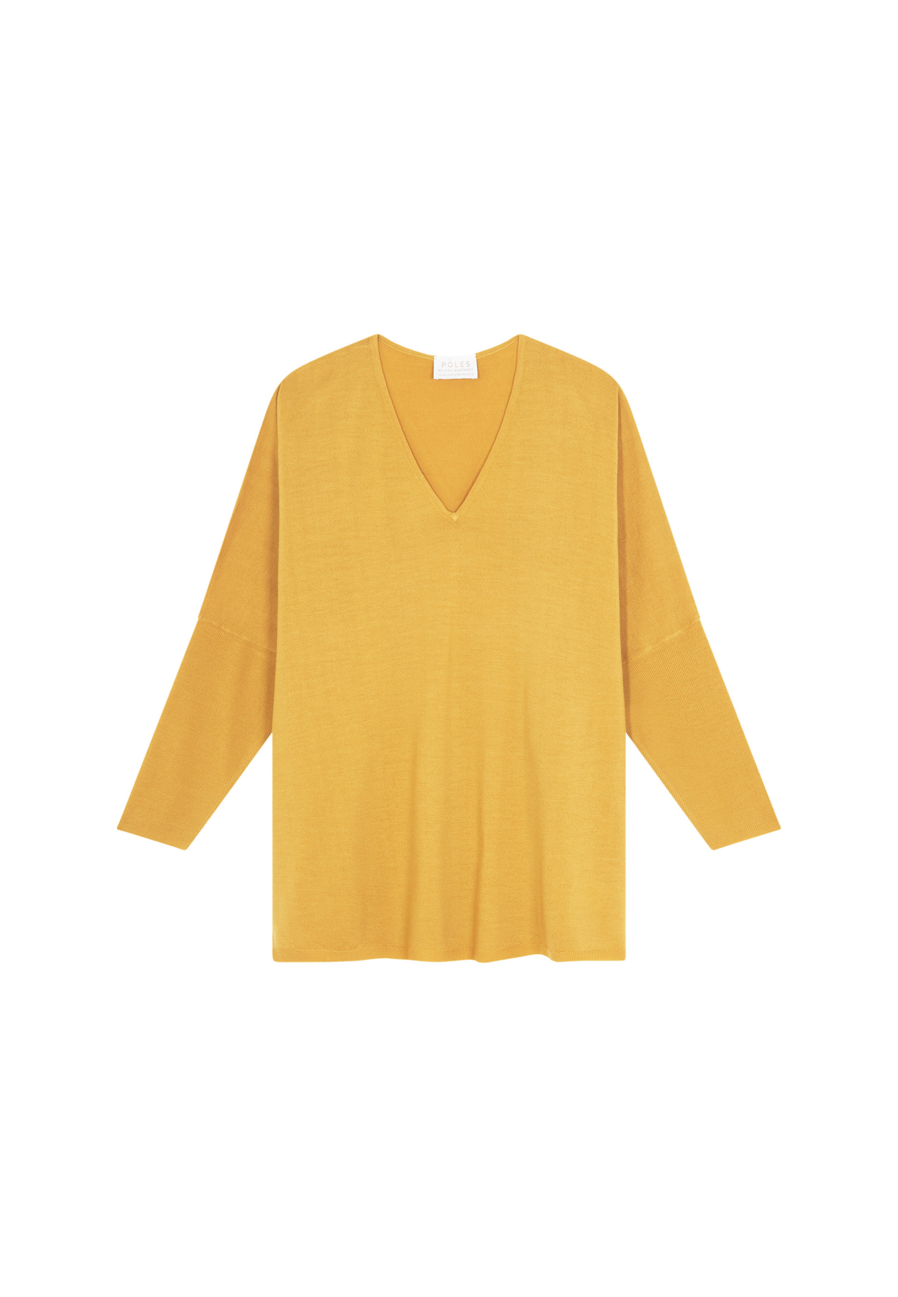 Pull manches chauve-souris en laine mérinos - Boxe 7850 foret - 83 Kaki