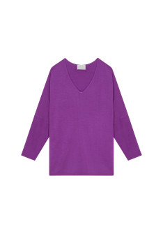 Merino wool bat sleeves sweater - Boxe