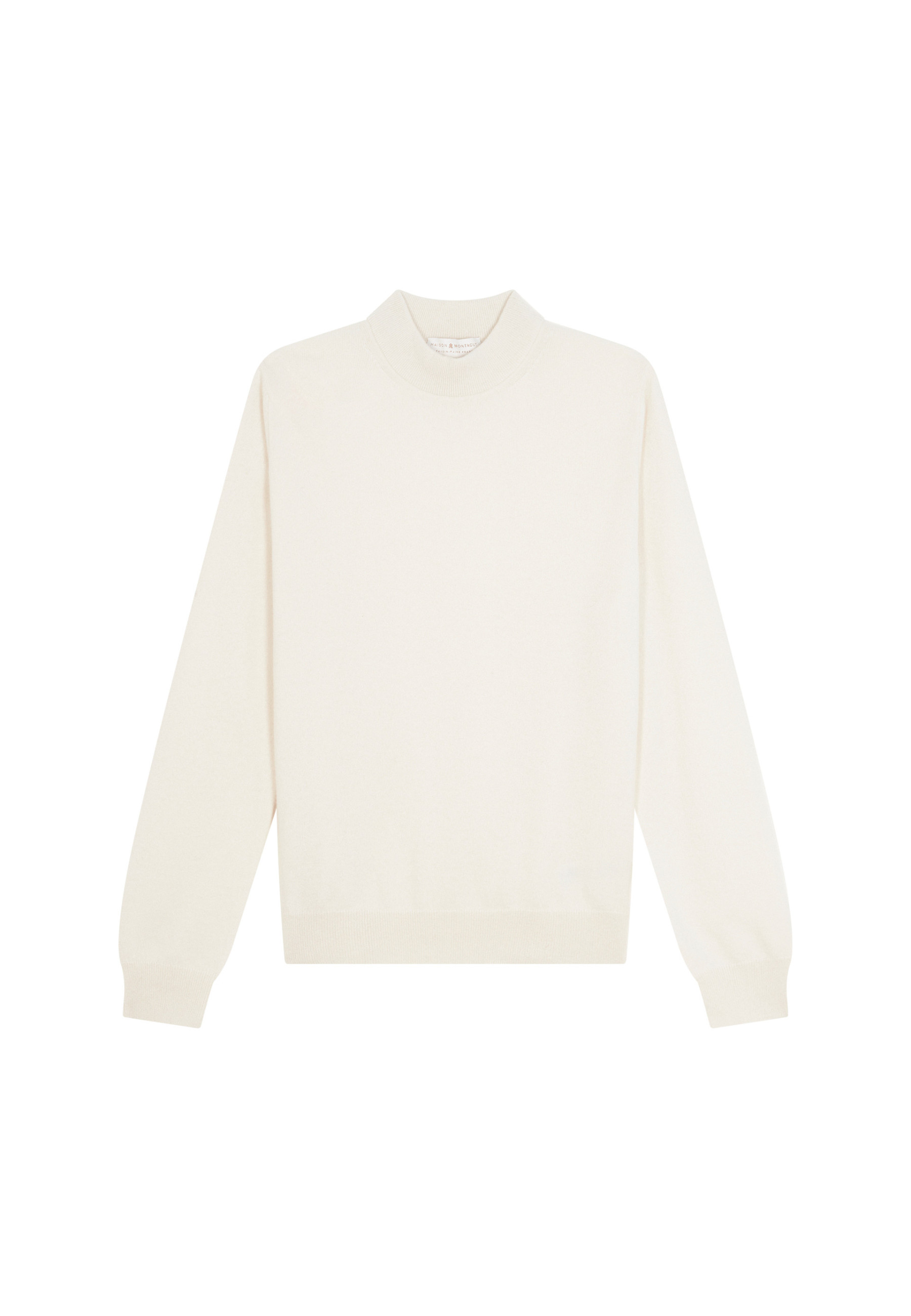  	Pull col montant en cachemire - Esteban 7860 soleil - 89 Moutarde