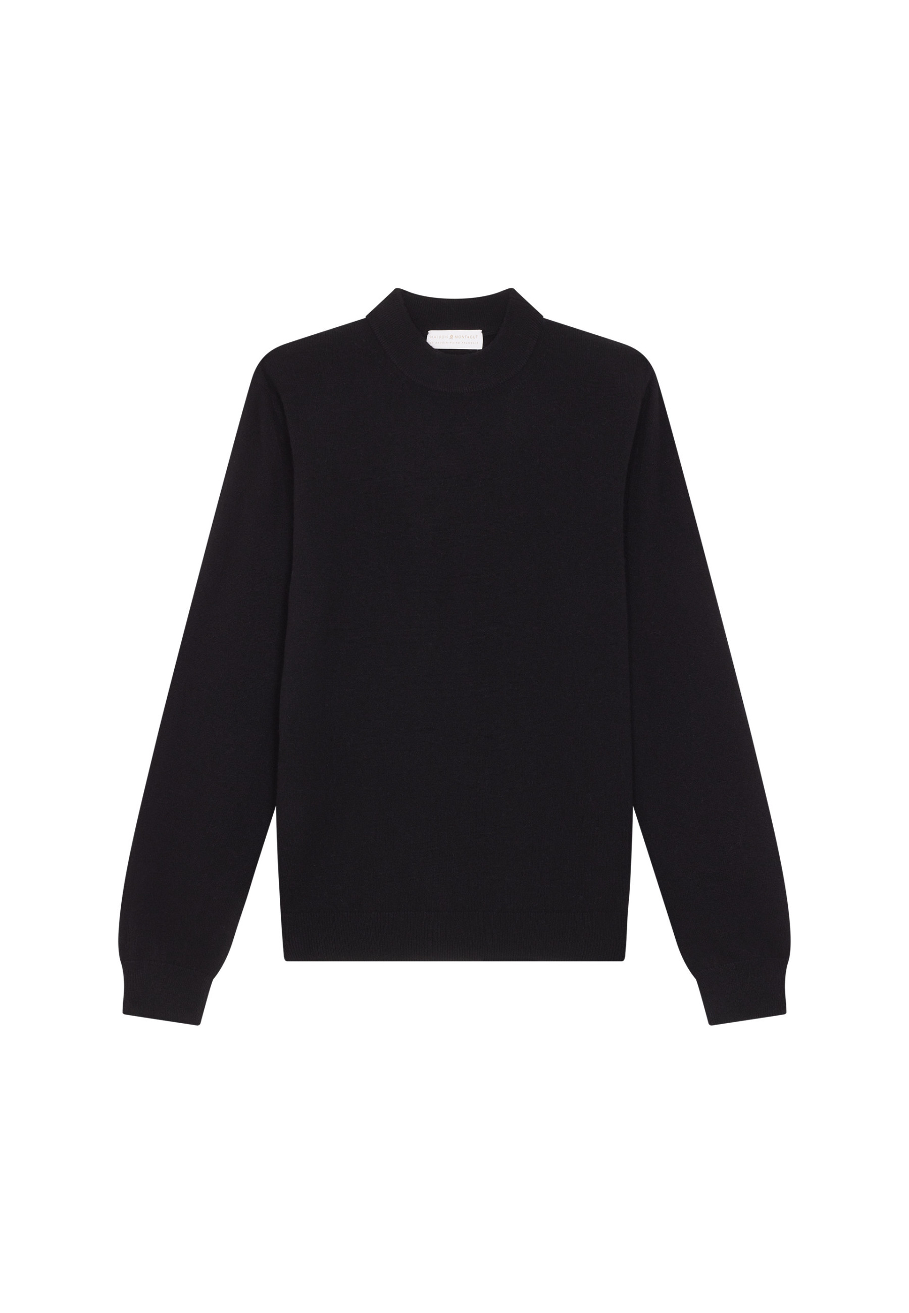  	Pull col montant en cachemire - Esteban 7860 soleil - 89 Moutarde
