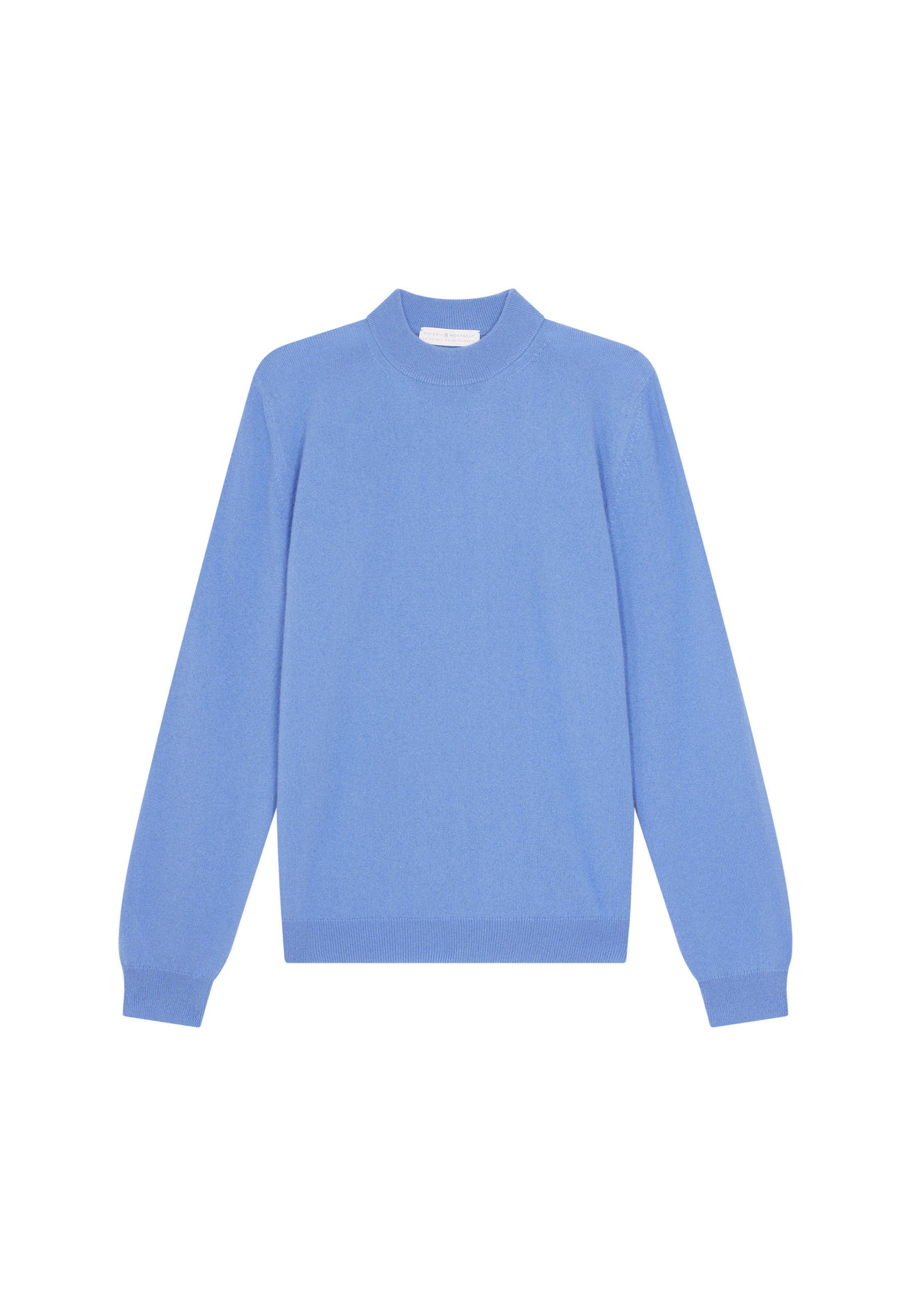  	Pull col montant en cachemire - Esteban 7860 soleil - 89 Moutarde
