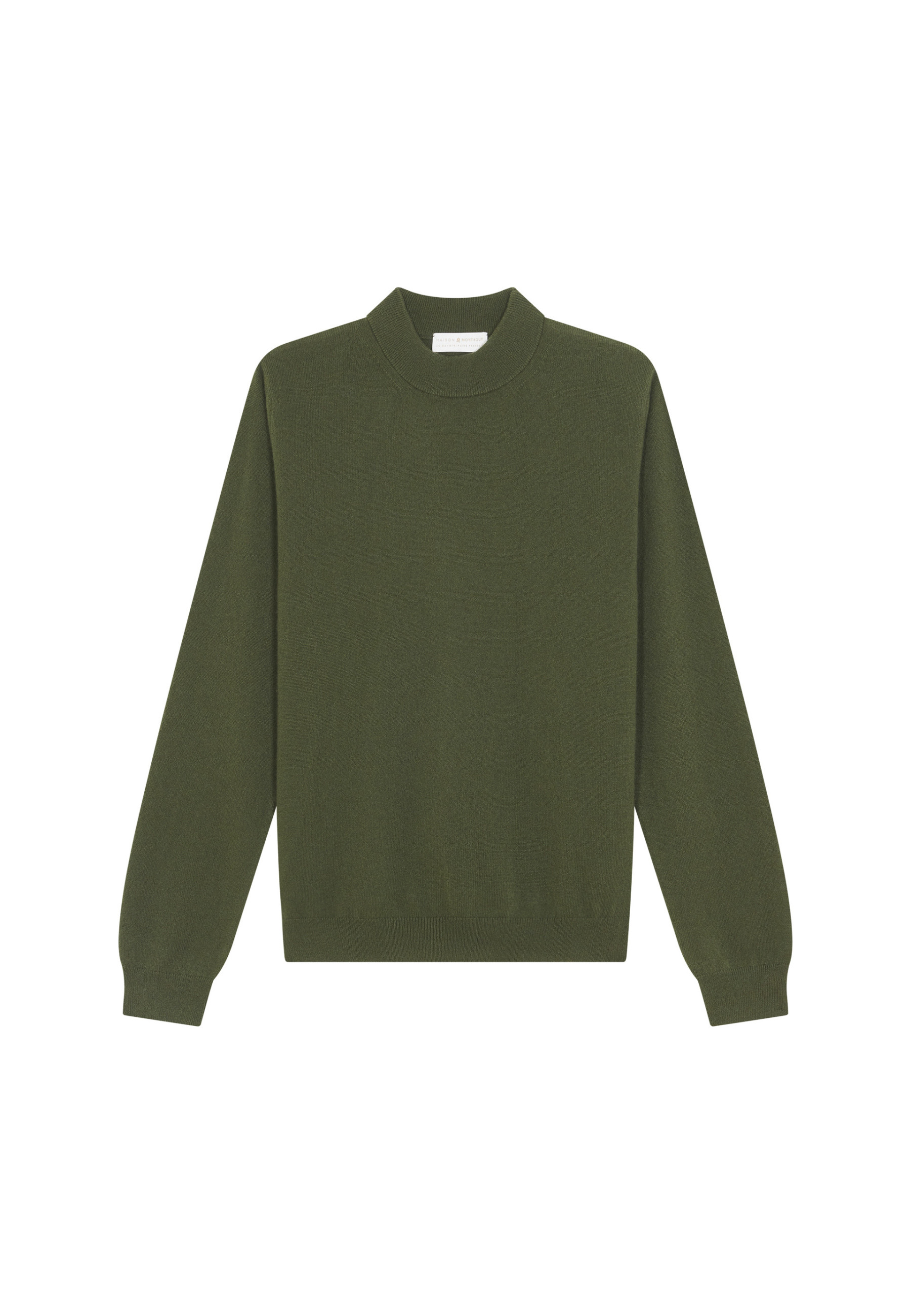  	Pull col montant en cachemire - Esteban 7860 soleil - 89 Moutarde