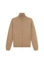 Veste zippée à poches en cachemire 4 fils - Balthazar