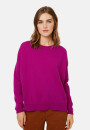 Pull ample boutonné à col rond en cachemire - Acene 7860 soleil - 89 Moutarde