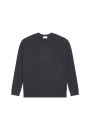 Pull ample boutonné à col rond en cachemire - Acene 7860 soleil - 89 Moutarde