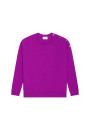 Pull ample boutonné à col rond en cachemire - Acene 7860 soleil - 89 Moutarde