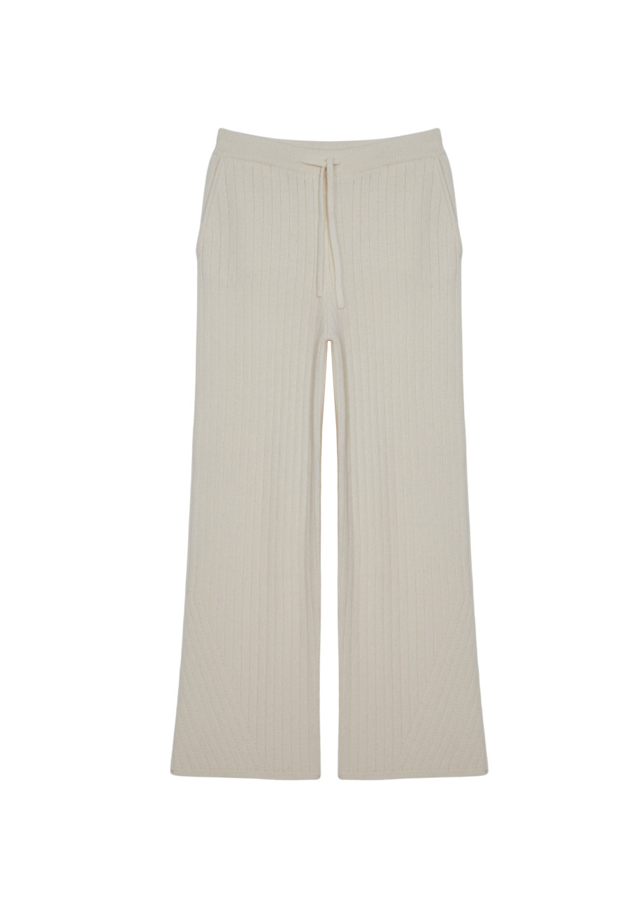 Pantalon fluide en laine et cachemire - Galya