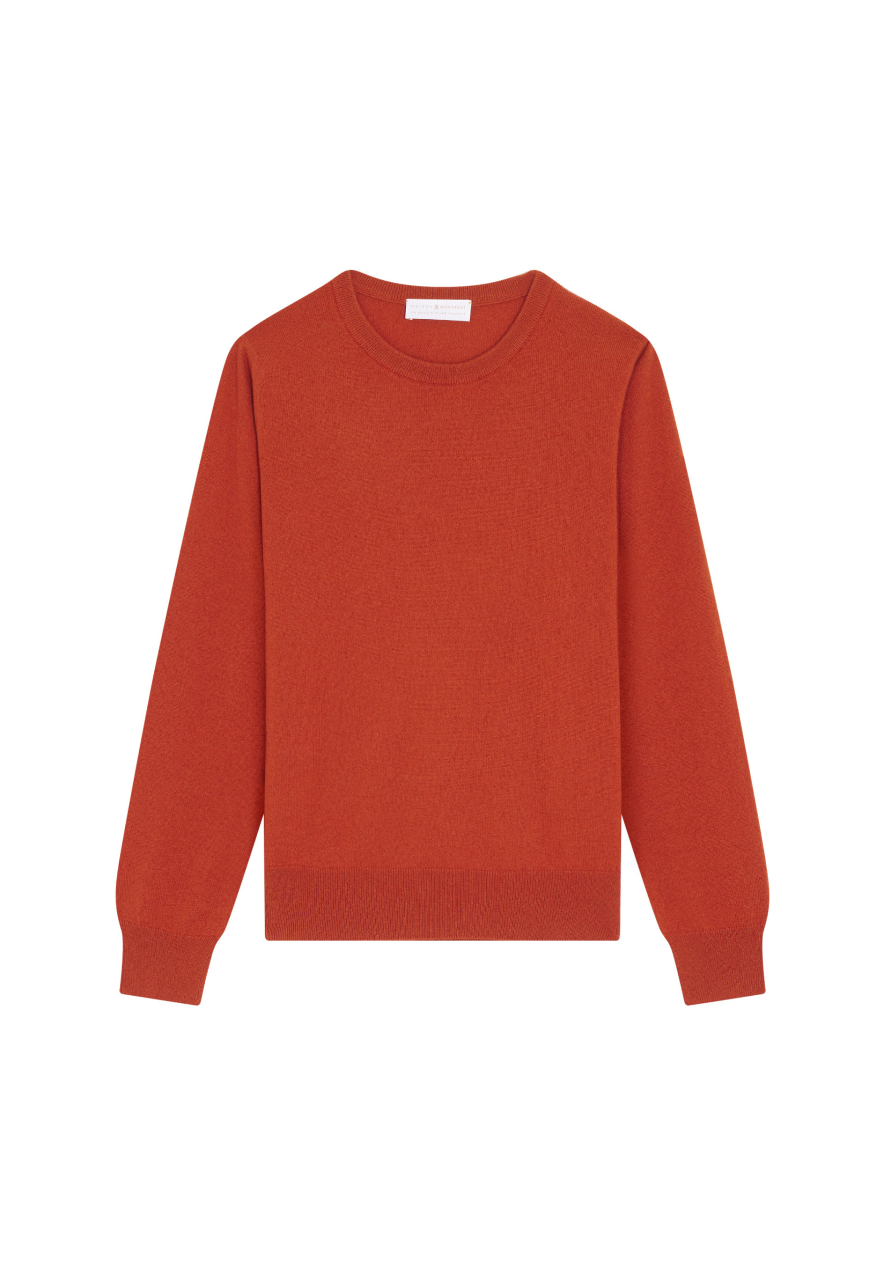Pull col rond en cachemire - Abeline 7870 ecureuil - 92 Rouille
