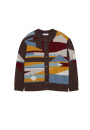 Veste boutonnée en mélange de laine - Gloria 7979 - 47 Marron foncé