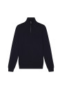 Pull col camionneur avec logo en laine mérinos - Ryan 7822 camel chine - 88 Camel