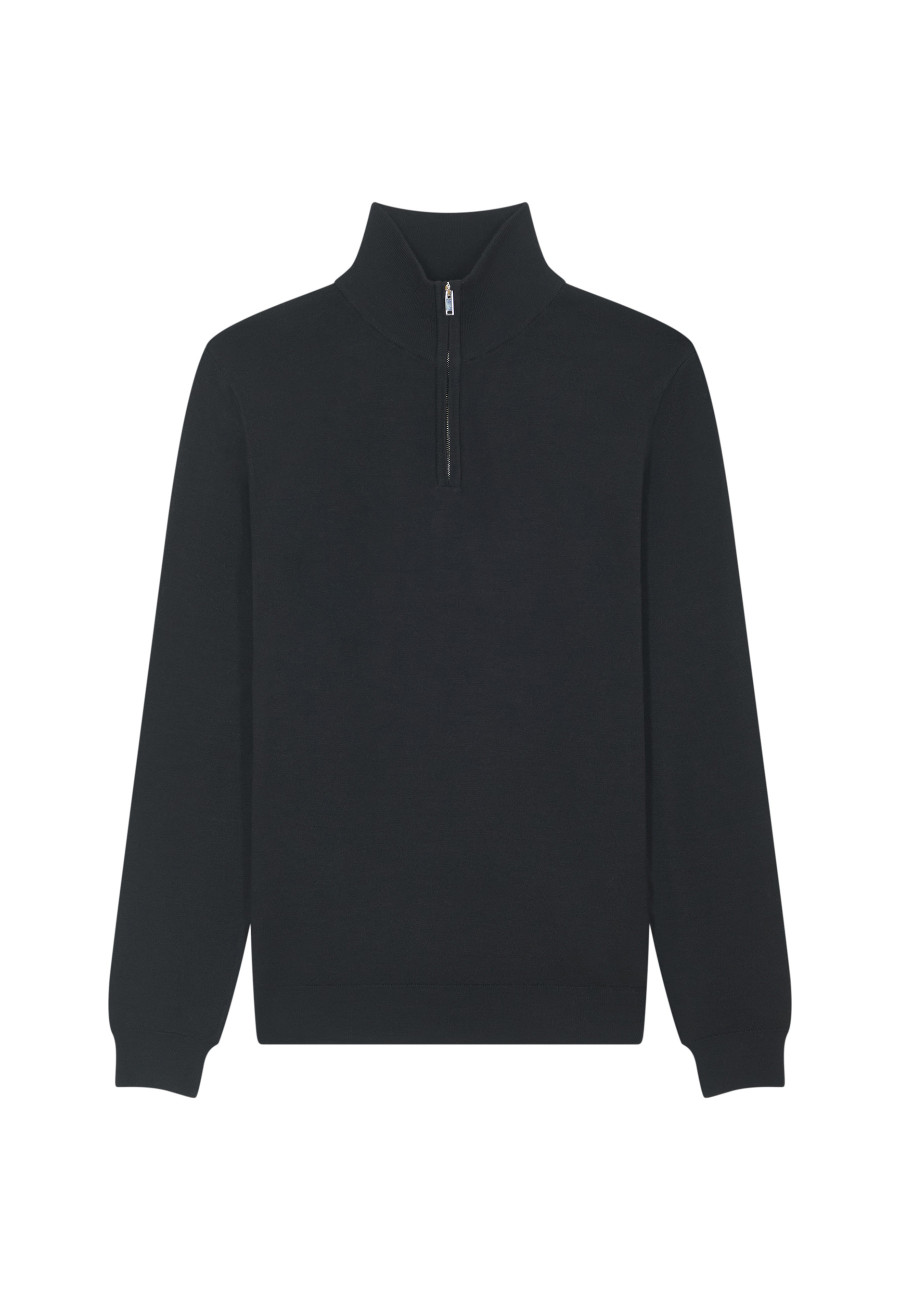 Pull col camionneur avec logo en laine mérinos - Ryan