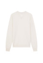 Pull col V en cachemire - Evann 7852 celadon - 94 Vert amande