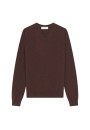 Pull col V en cachemire - Evann 7852 celadon - 94 Vert amande