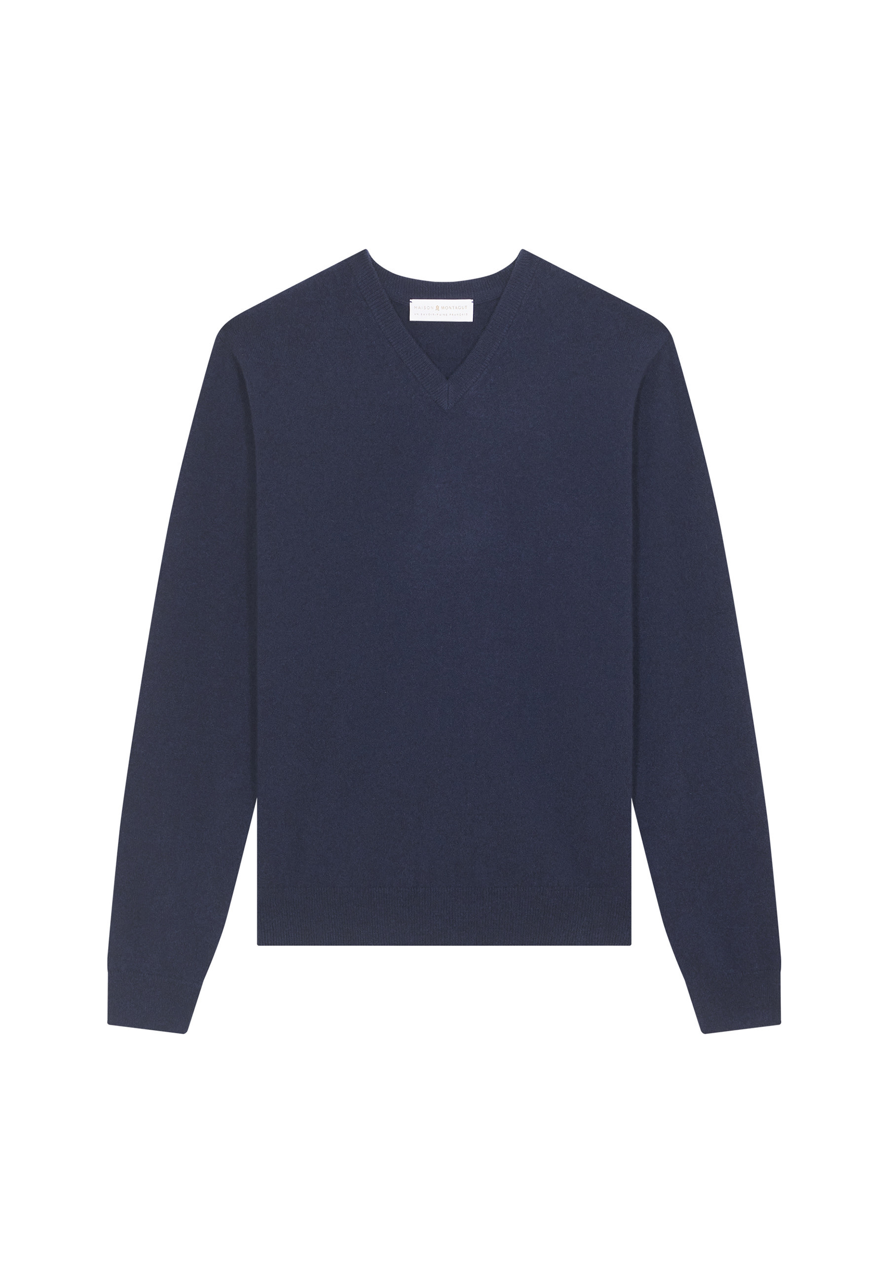 Pull col V en cachemire - Evann 7852 celadon - 94 Vert amande