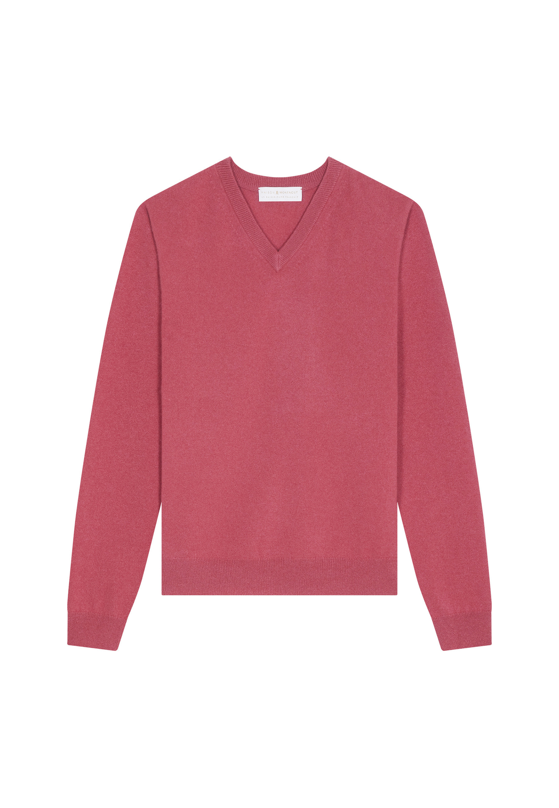 Pull col V en cachemire - Evann 7852 celadon - 94 Vert amande
