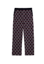 Pantalon à motifs en laine mérinos - Gill 7905 camel/soleil/ecru - 15 Orange