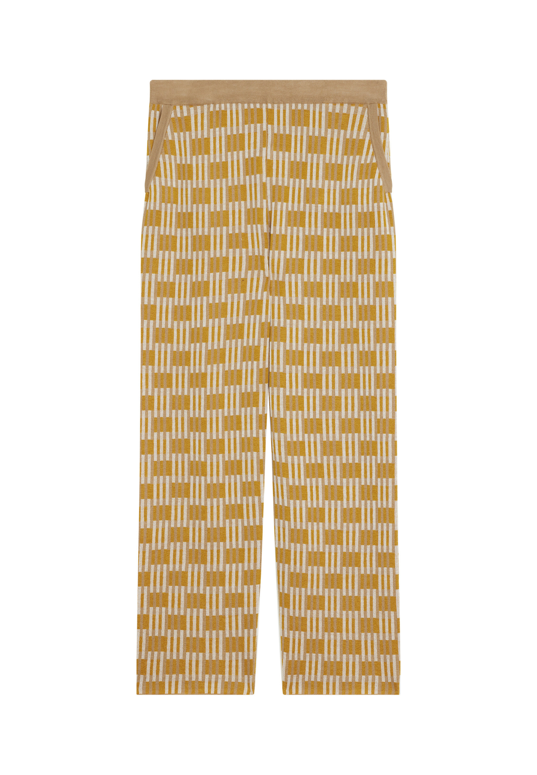 Merino wool patterned pants - Gill