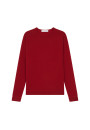 Pull col rond en cachemire finitions roulotées - Ernest 7820 camel - 88 Camel