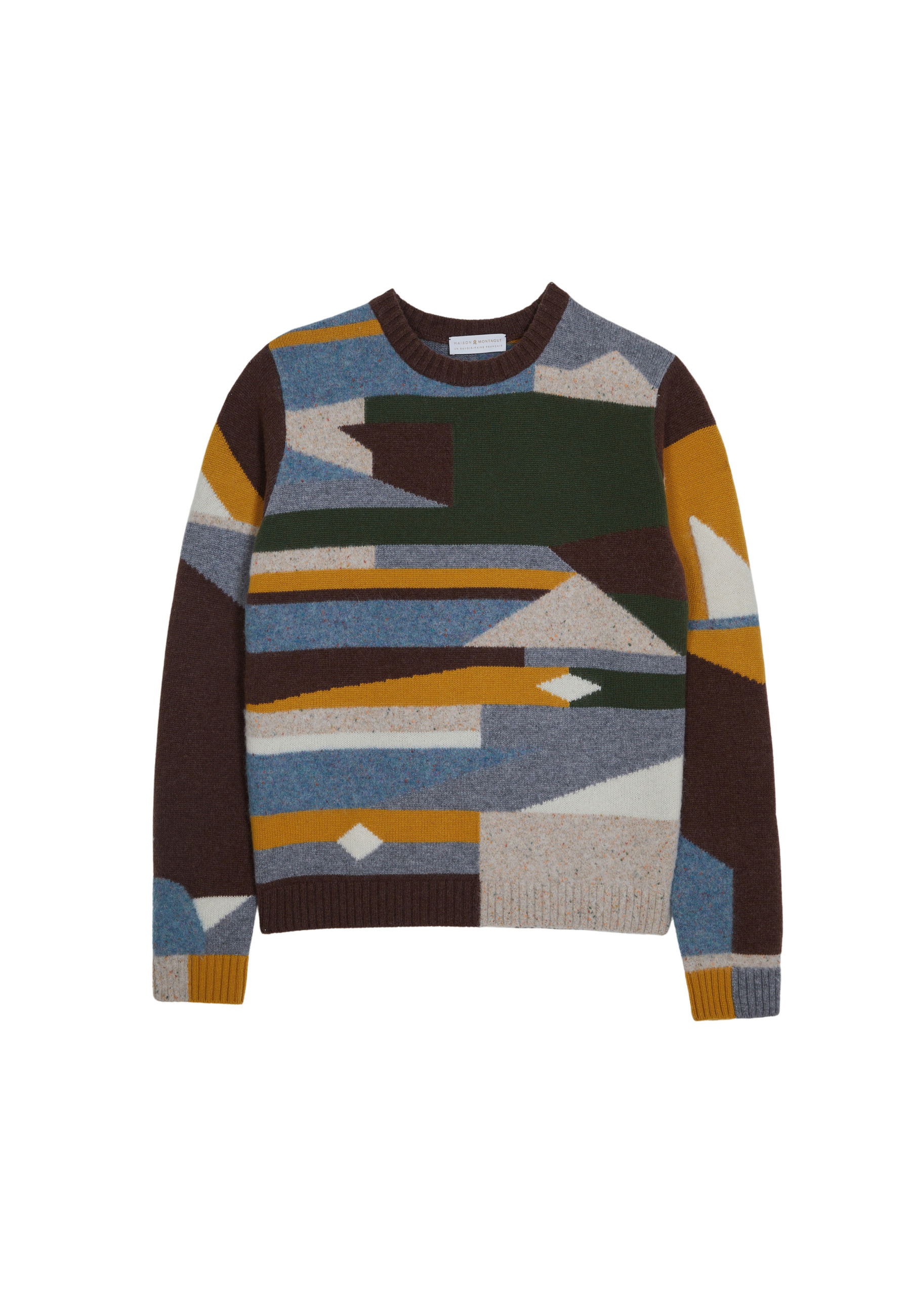 Pull col rond en cachemire superbowl - Florian 7978 brun - 47 Marron foncé