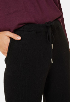 Jogger à poches en cachemire et laine recyclés - Anka 7811 volute - 09 Gris moyen