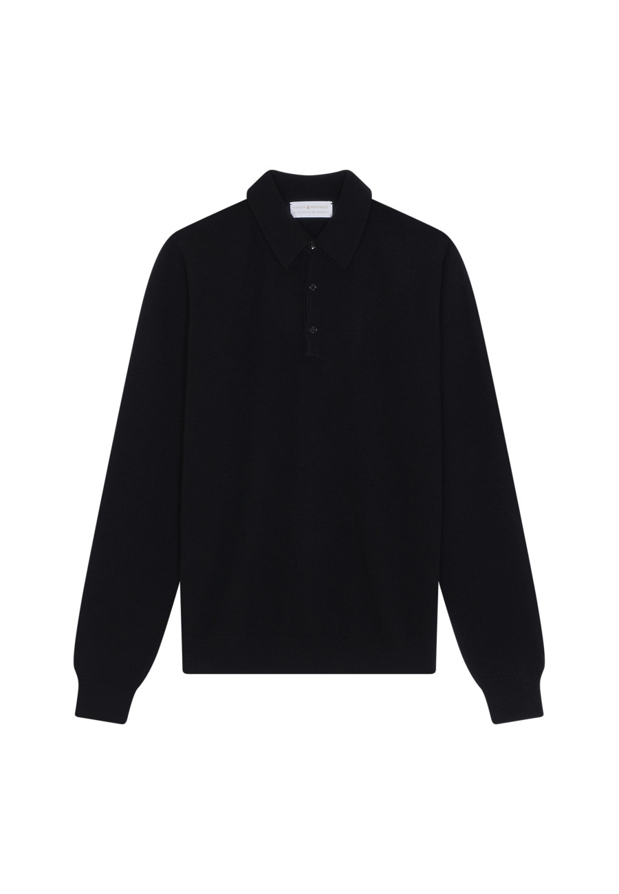 Pull col polo en cachemire - Emerson