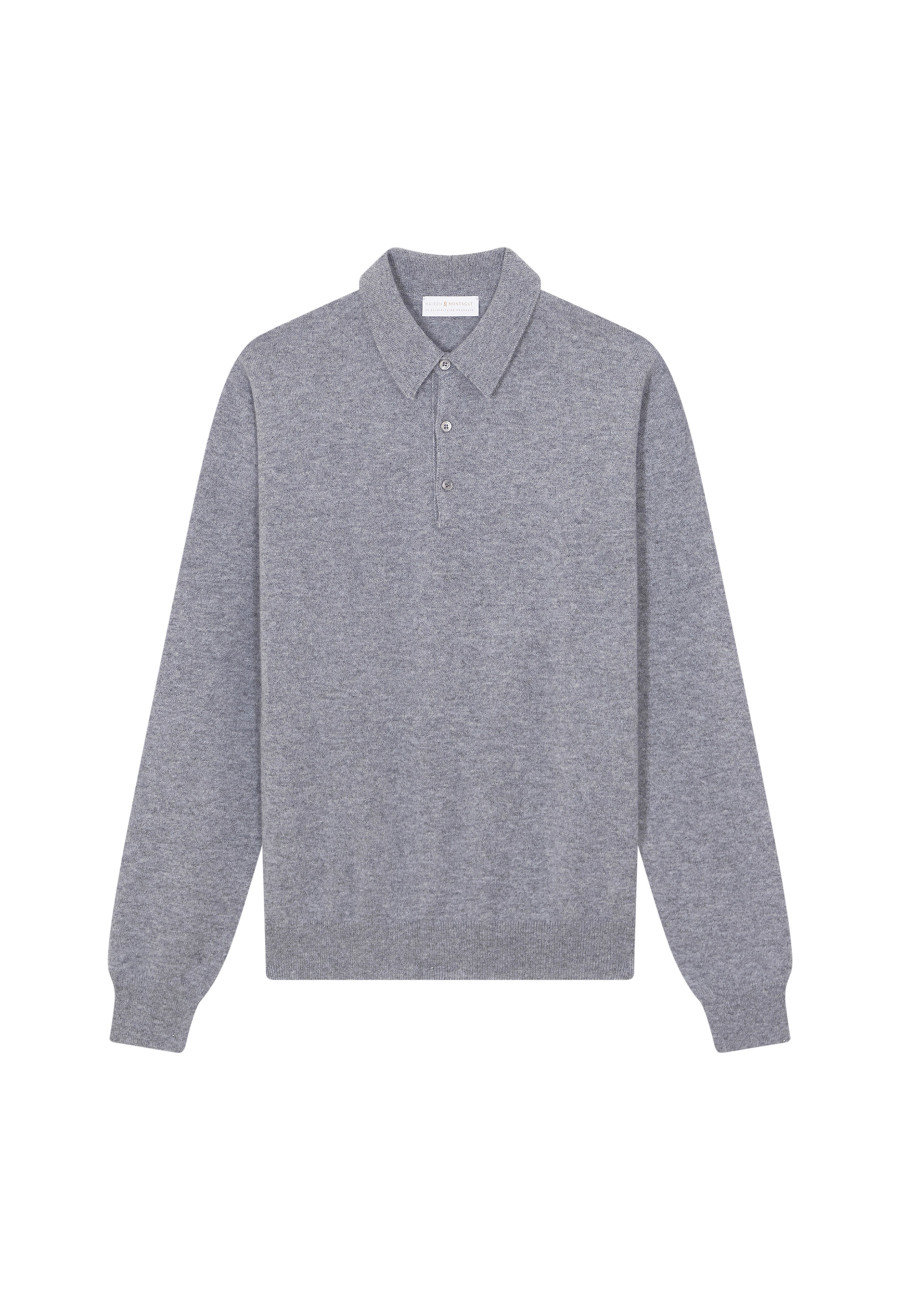 Pull col polo en cachemire - Emerson
