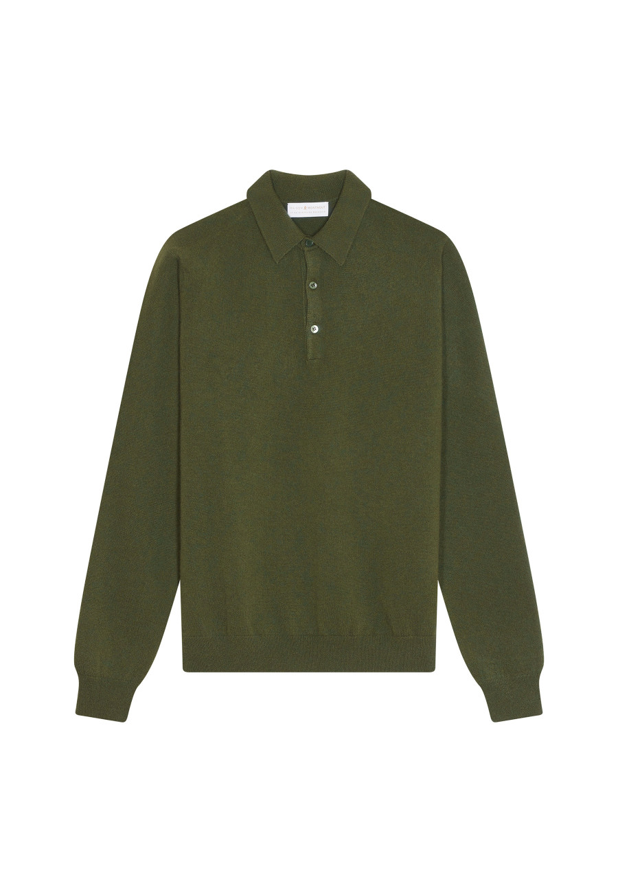 Pull col polo en cachemire - Emerson