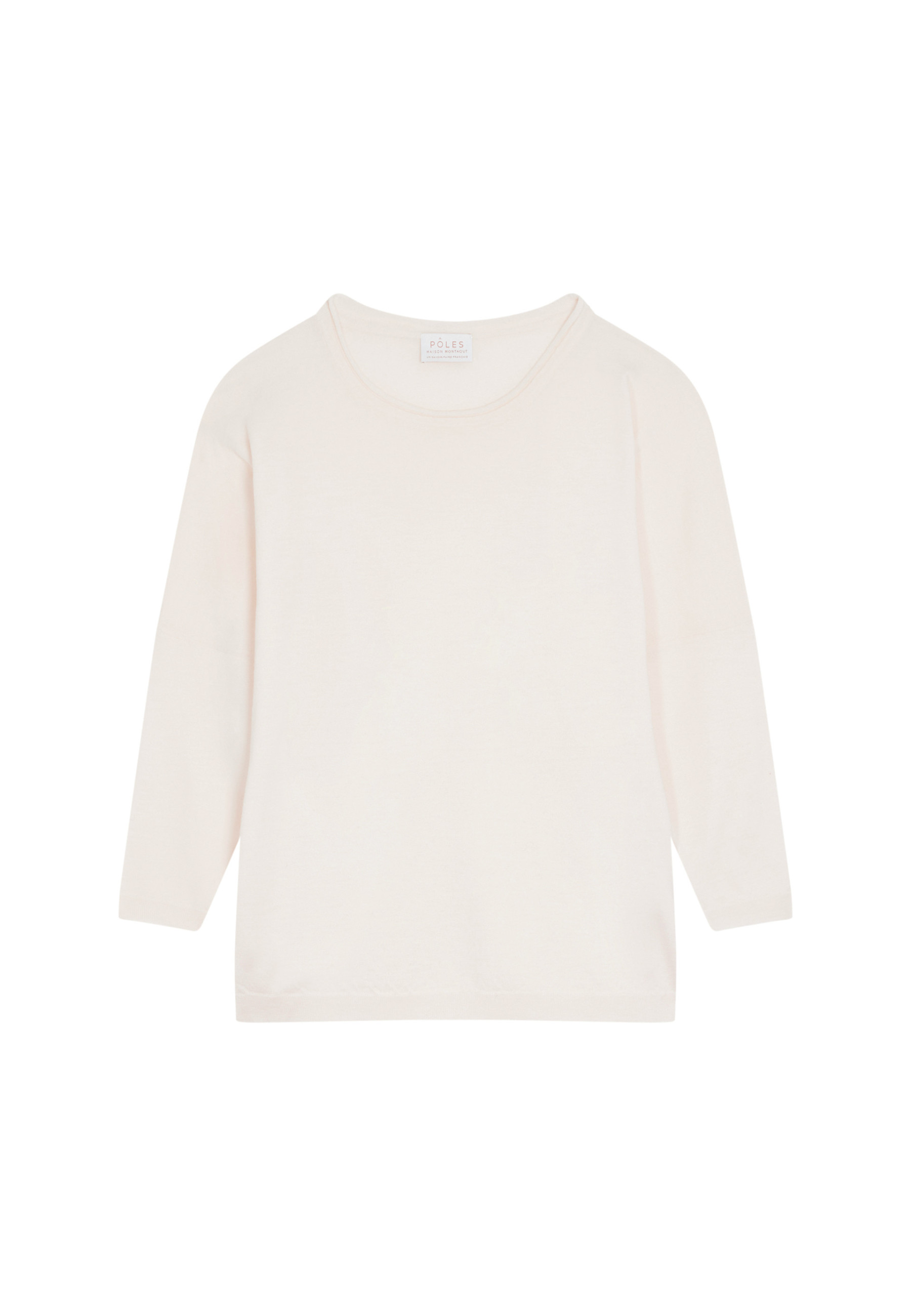 Loose-fitting merino wool round neck sweater - Azel