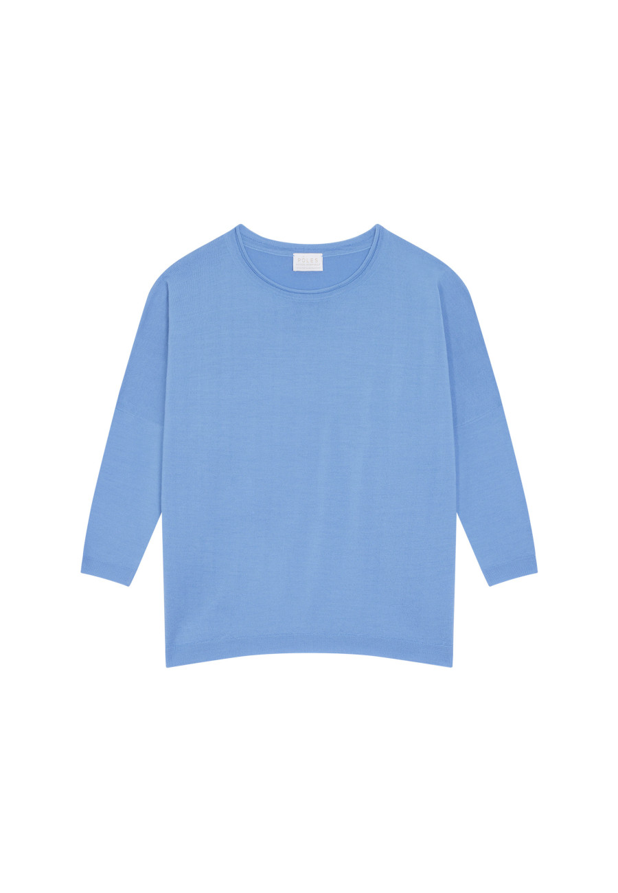 Pull ample fin en laine mérinos - Azel
