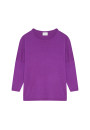 Loose-fitting merino wool round neck sweater - Azel