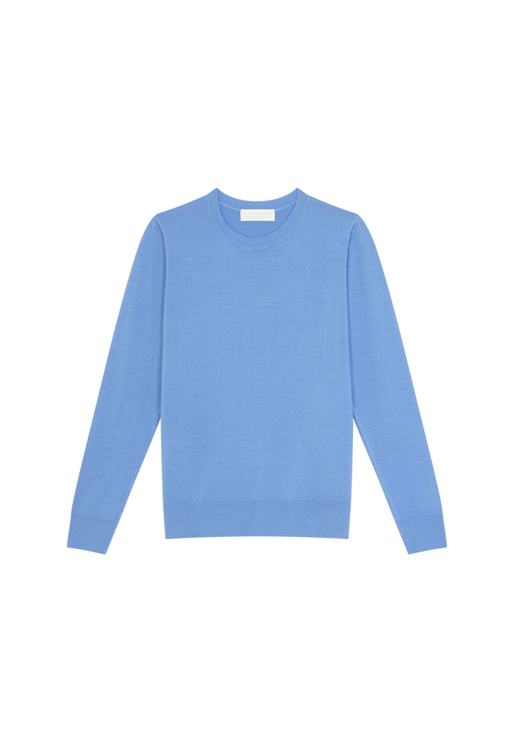 Pull col rond en laine mérinos - Asena 7850 foret - 83 Kaki