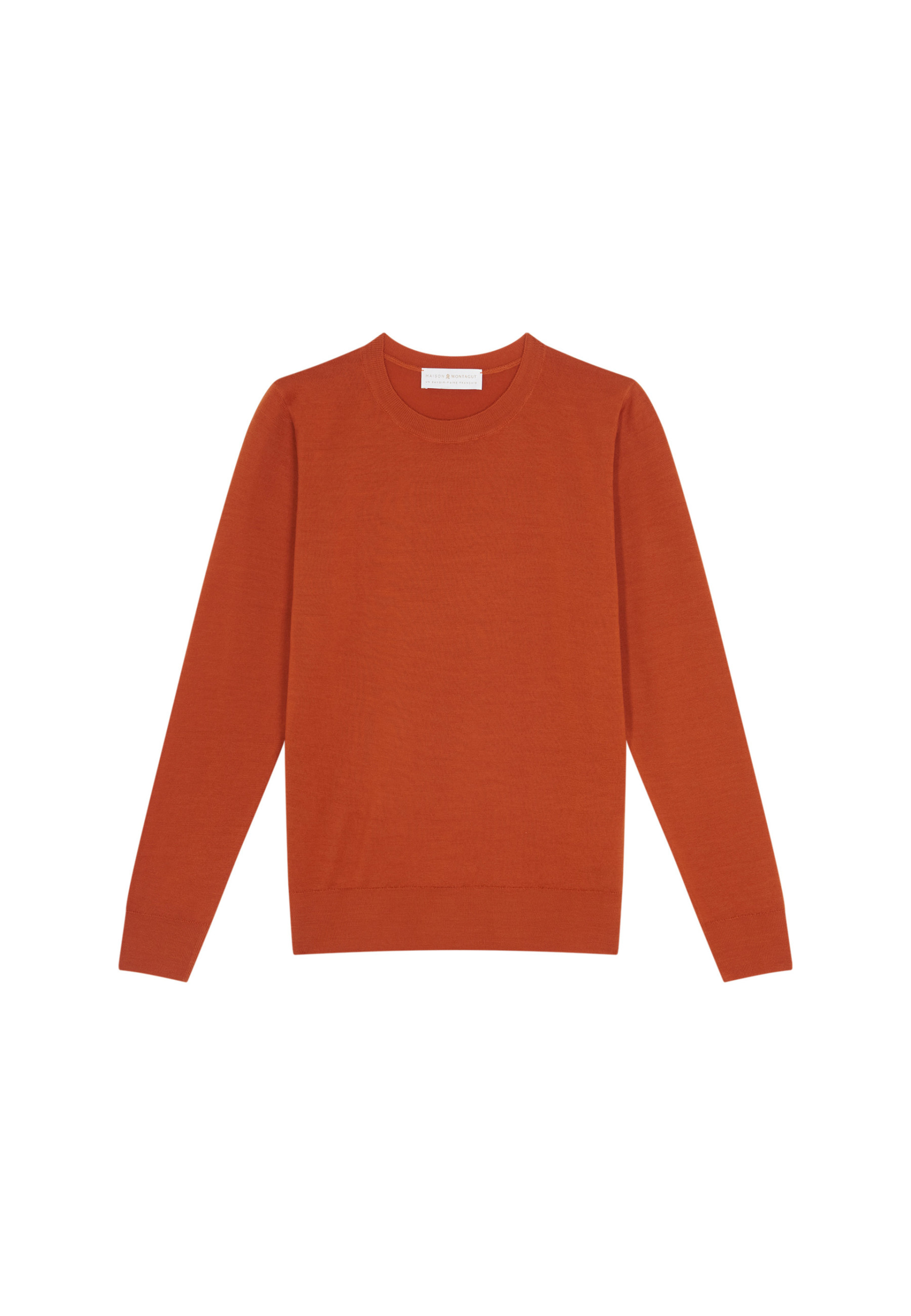 Pull col rond en laine mérinos - Asena 7850 foret - 83 Kaki