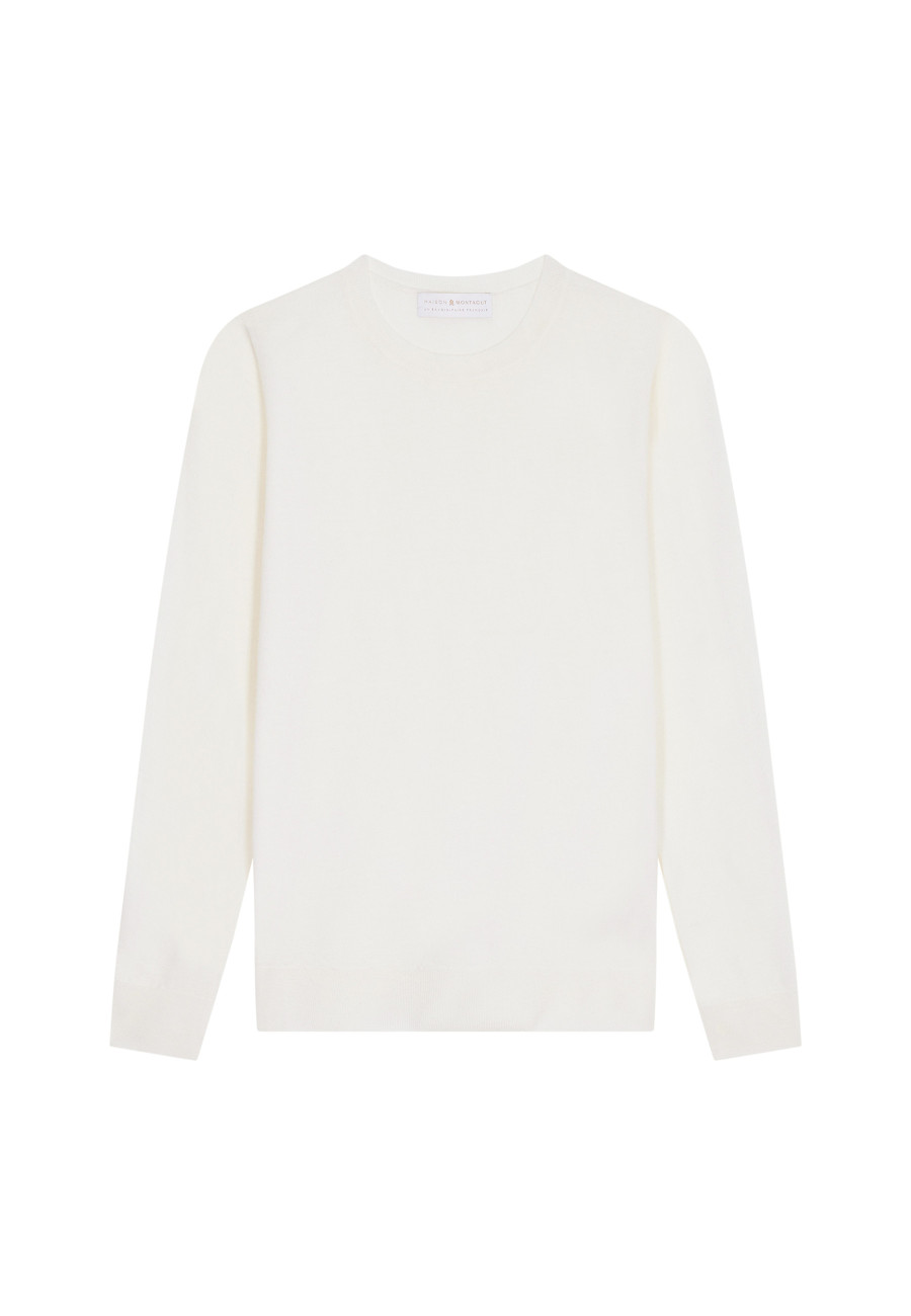 Merino wool round neck sweater - Asena