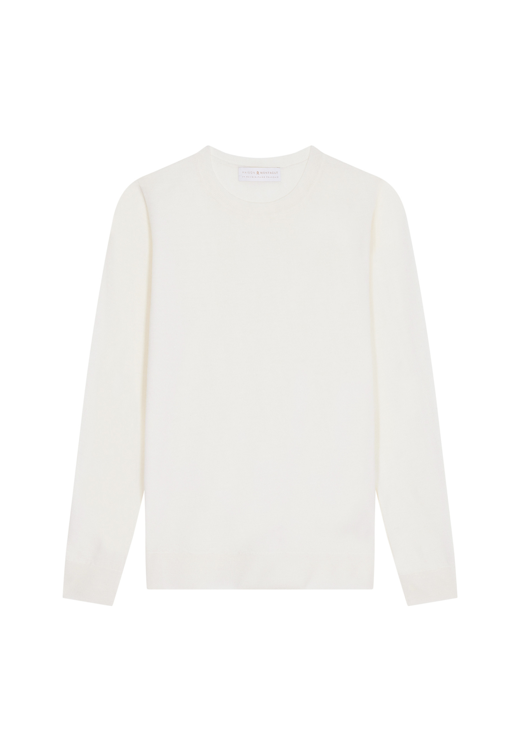 Pull col rond en laine mérinos - Asena 7850 foret - 83 Kaki