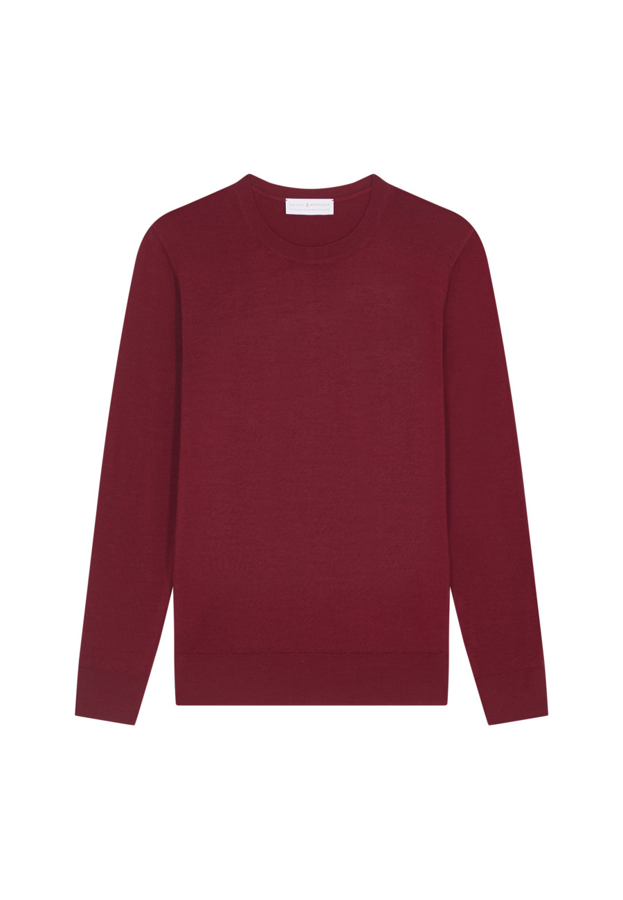Merino wool round neck sweater - Asena