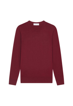Merino wool round neck sweater - Asena